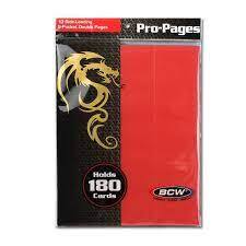 18 Pocket Pro Pages Red